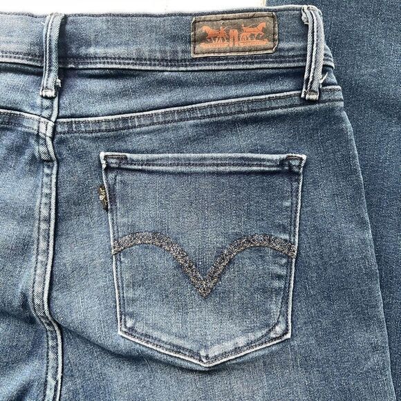 Levi’s 512 Perfectly Slimming Straight Leg Jeans Size 10 - Picture 5 of 14